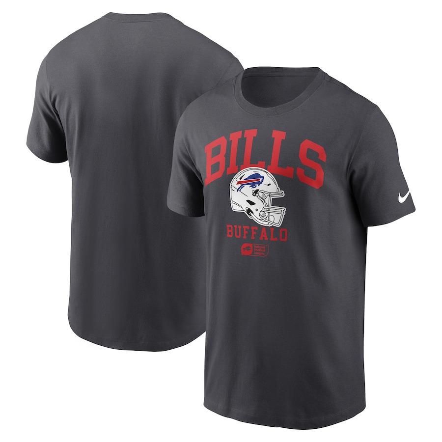 Men 2025 NFL Buffalo Bills Grey T shirts